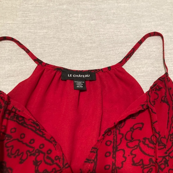 LeChateau Halter Spaghetti strap top - M - Picture 3 of 14